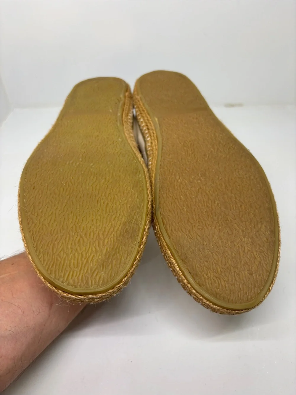 SeaVees Del Mar Espadrille Flax Stretch Canvas Slip On Shoes Men’s 11 EU 44